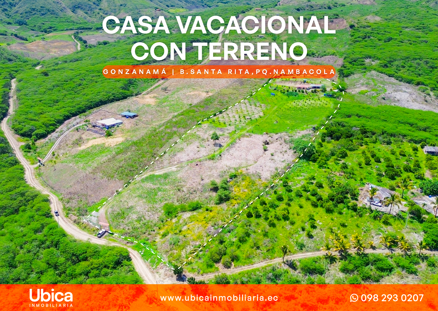 Casa Vacacional con Terreno en Gonzanamá